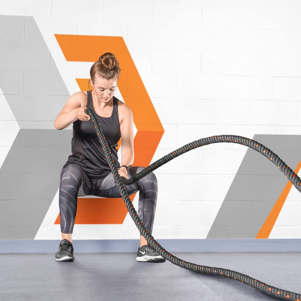 FORZA METIS Battle Ropes – Durable Fitness Ropes for Strength Training, 30ft/40ft/50ft Options – Ideal for Home Workouts & Gyms with Anti-Fray Handles