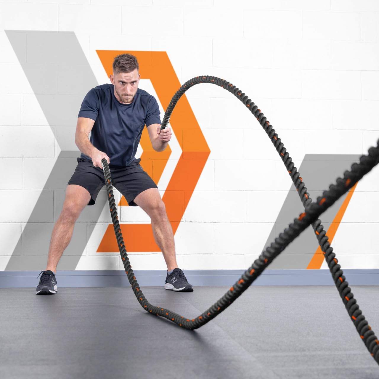 FORZA METIS Battle Ropes – Durable Fitness Ropes for Strength Training, 30ft/40ft/50ft Options – Ideal for Home Workouts & Gyms with Anti-Fray Handles