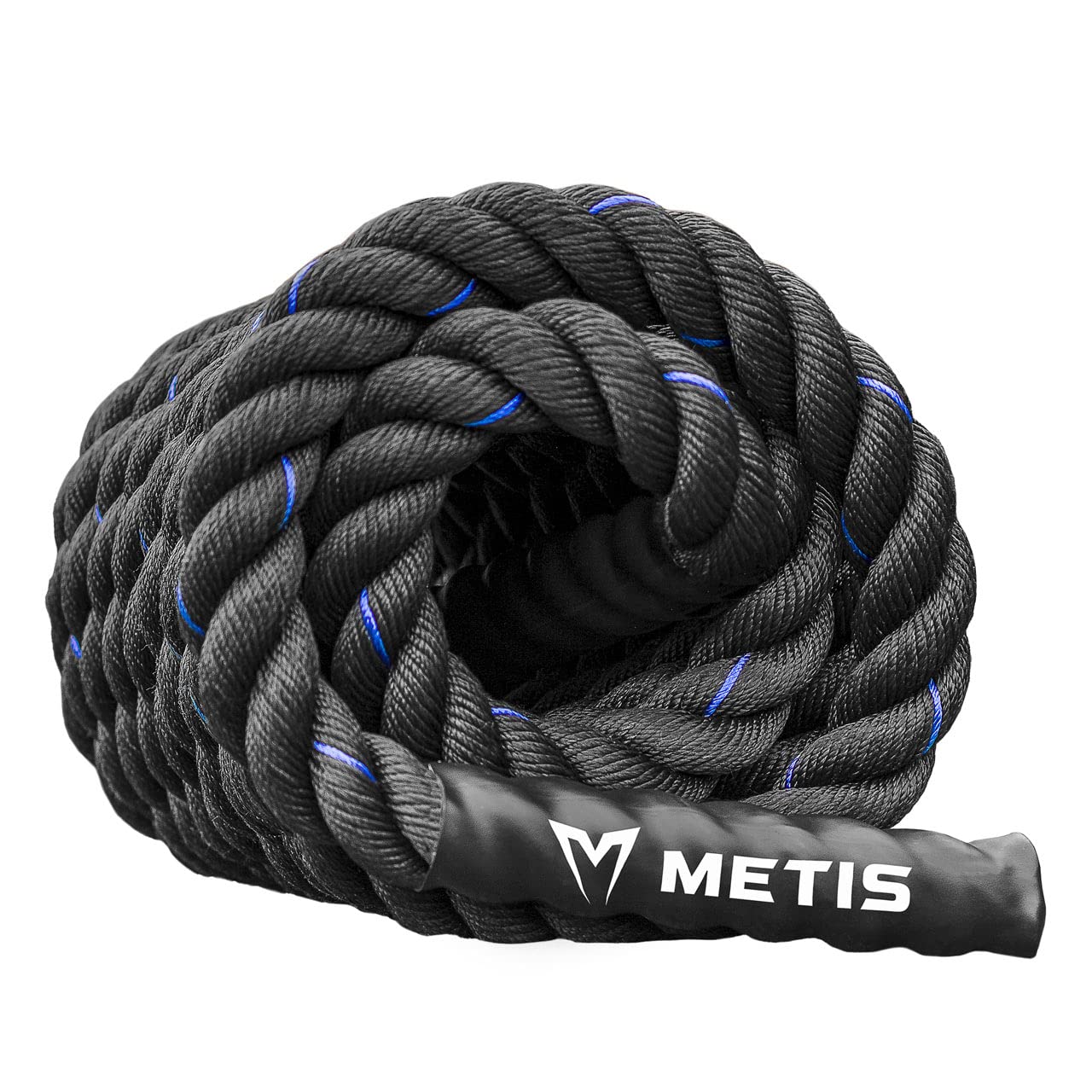 FORZA METIS Battle Ropes – Durable Fitness Ropes for Strength Training, 30ft/40ft/50ft Options – Ideal for Home Workouts & Gyms with Anti-Fray Handles