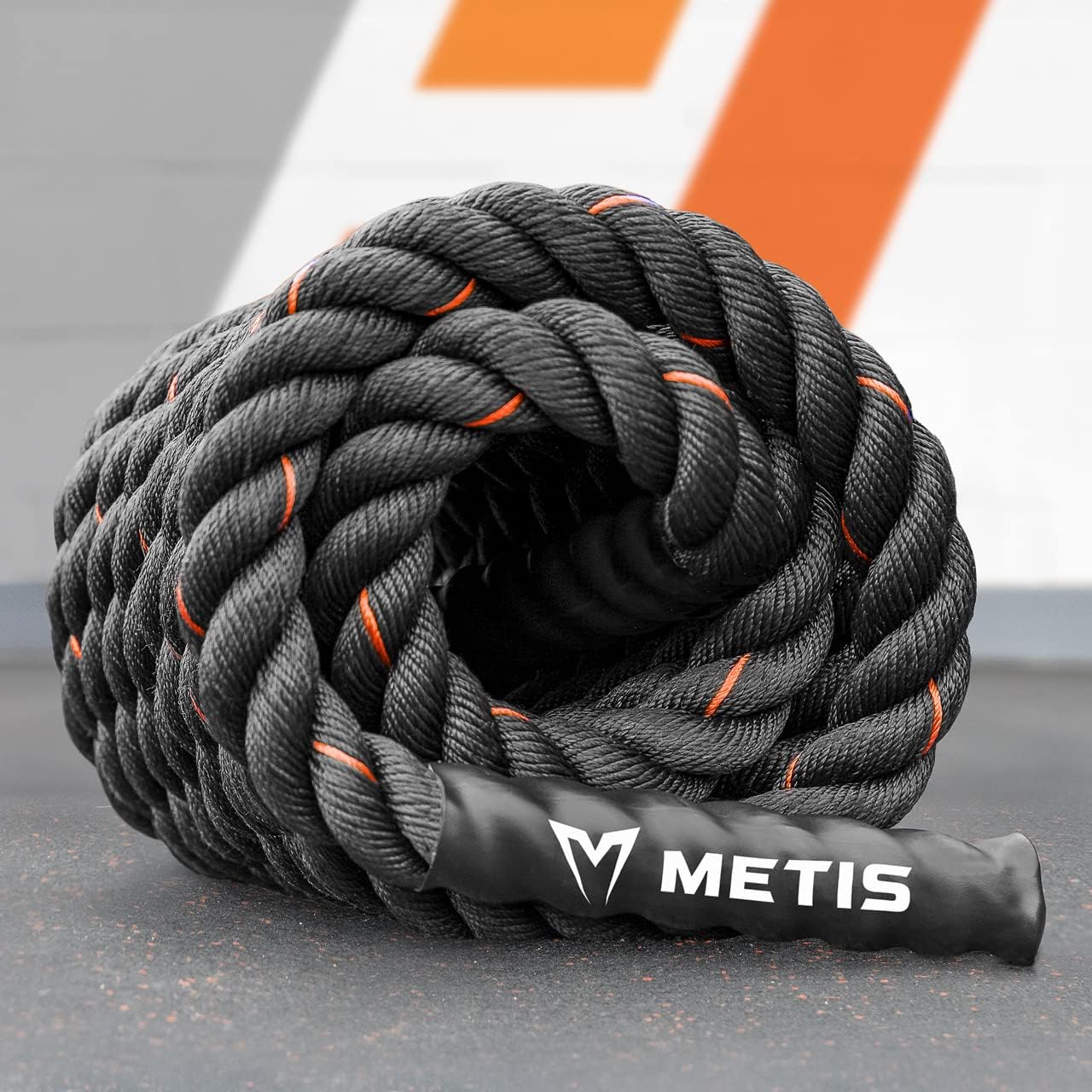 FORZA METIS Battle Ropes – Durable Fitness Ropes for Strength Training, 30ft/40ft/50ft Options – Ideal for Home Workouts & Gyms with Anti-Fray Handles