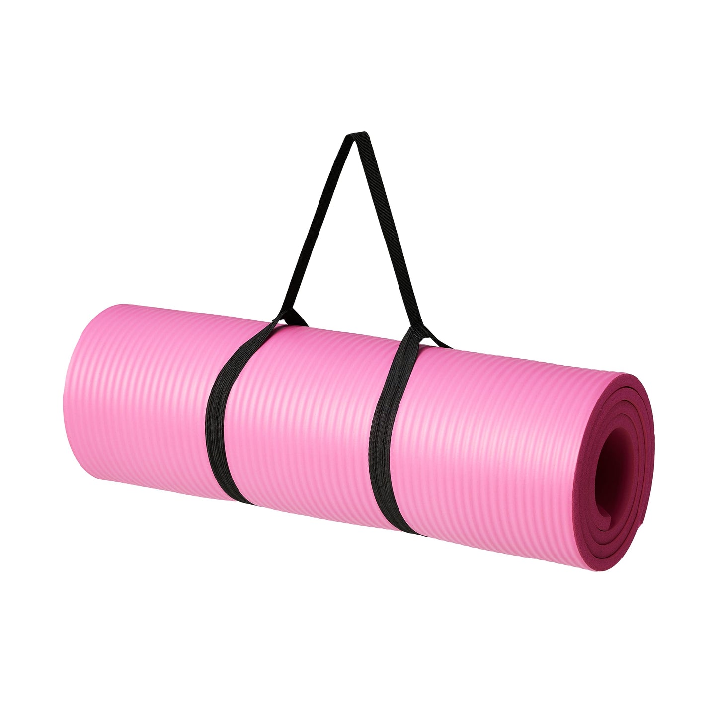 Amazon Basics 1/2 Inch Extra Thick Exercise Yoga Mat with Carrying Strap