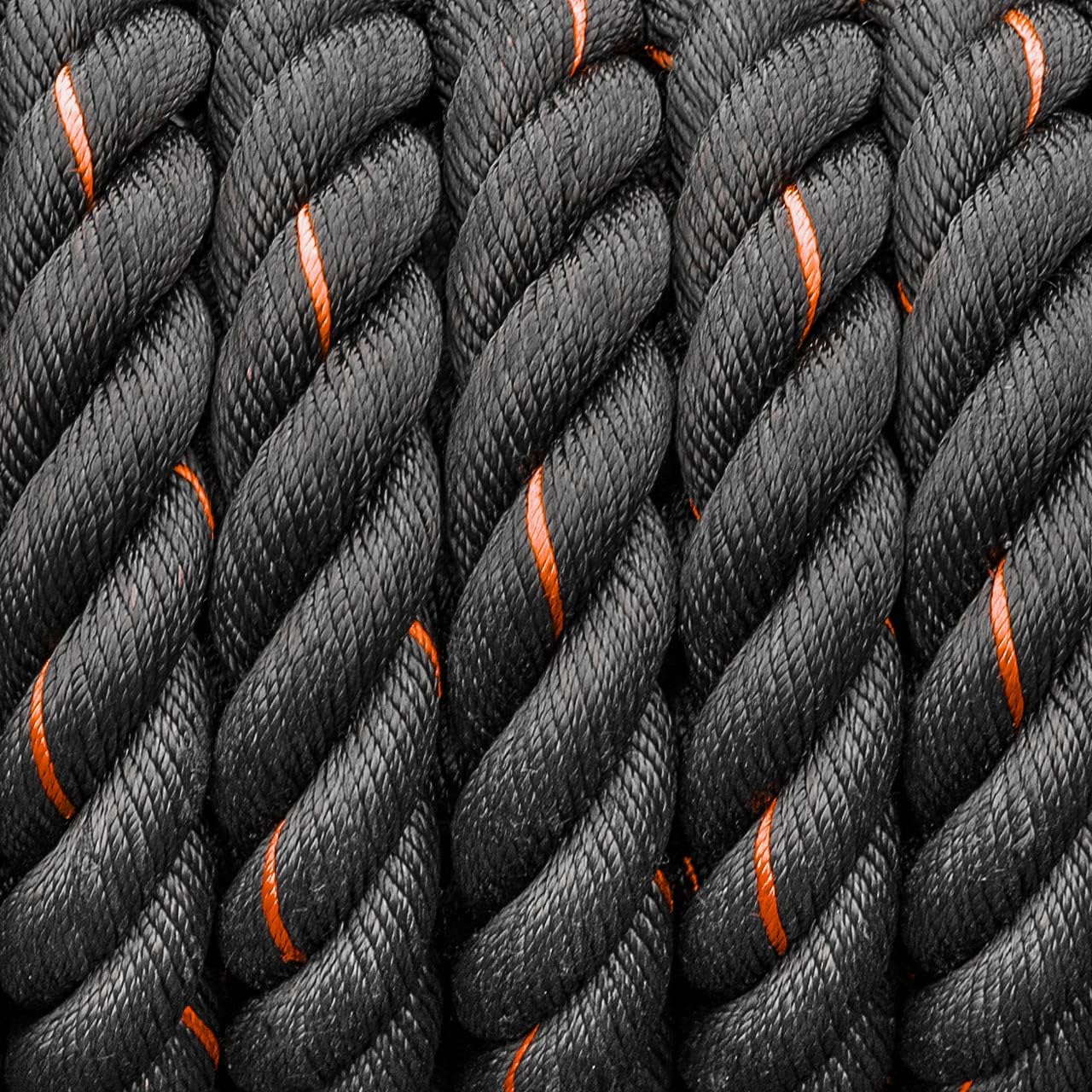 FORZA METIS Battle Ropes – Durable Fitness Ropes for Strength Training, 30ft/40ft/50ft Options – Ideal for Home Workouts & Gyms with Anti-Fray Handles